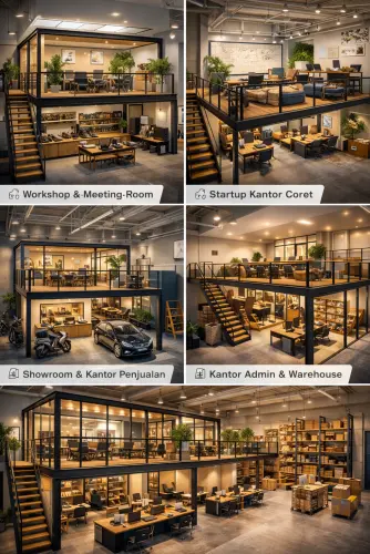 Mezzanine Ruang Kantor di Tebet